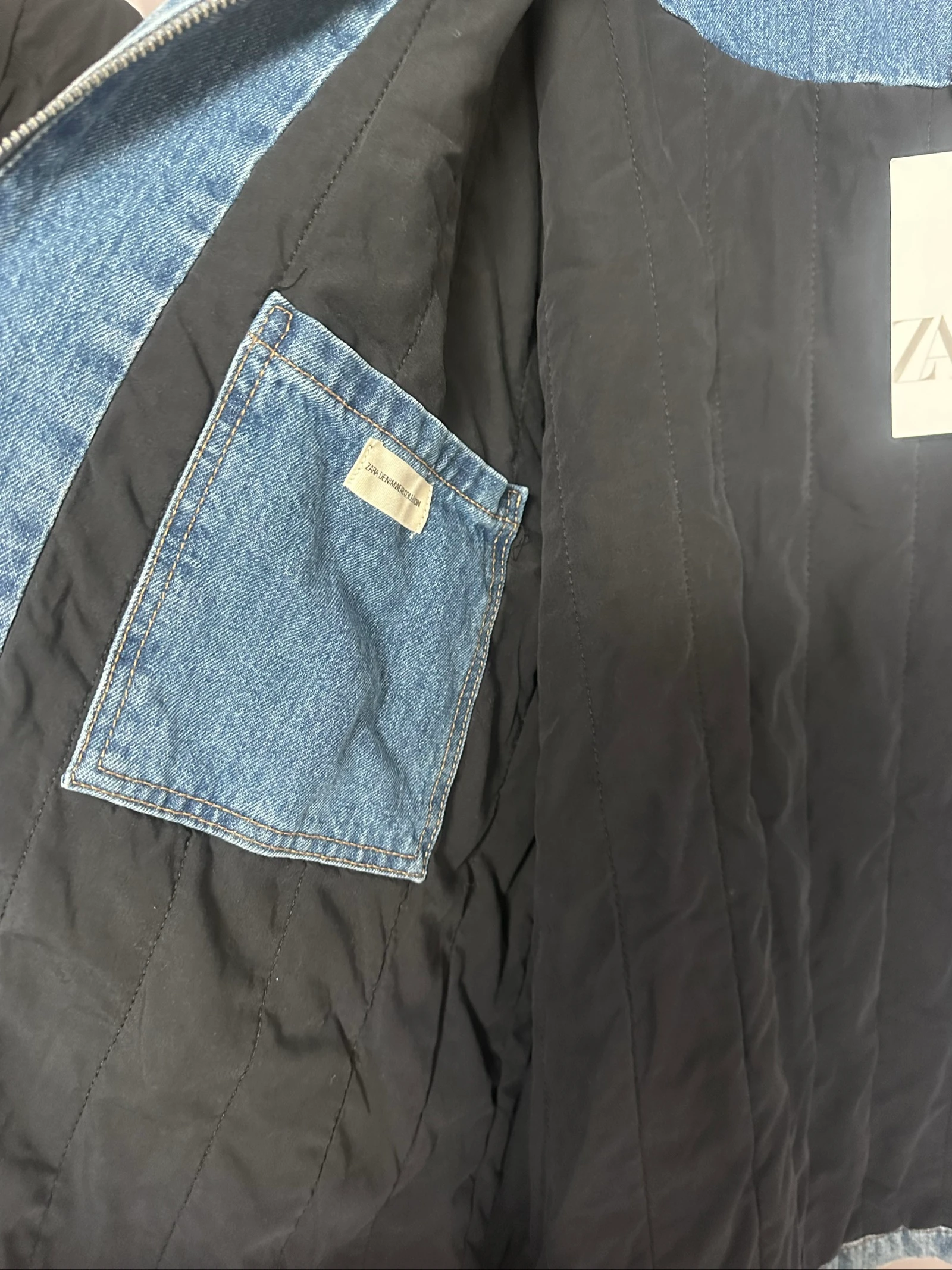 Zara light denim jacket size s – photo 5
